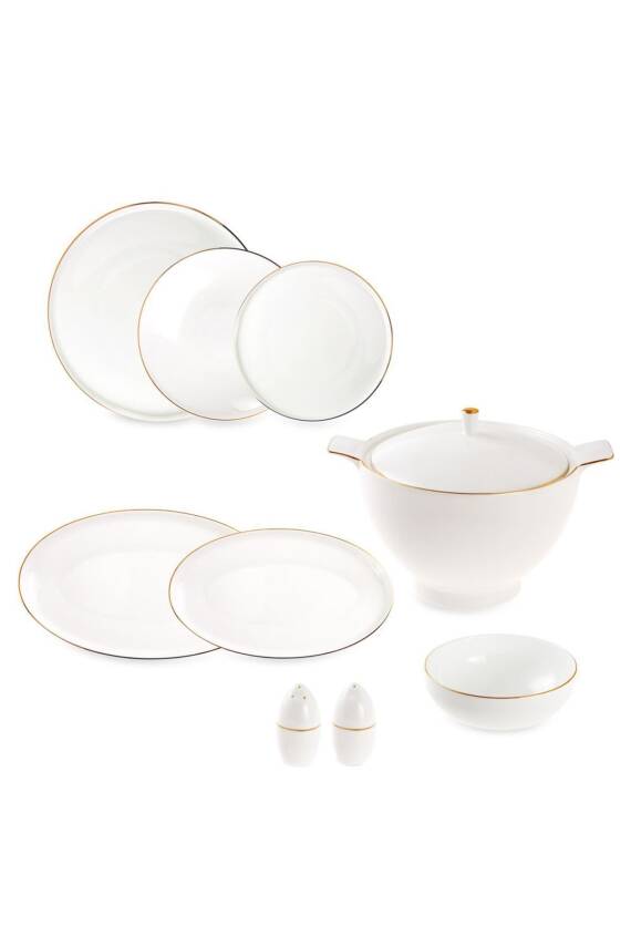 Jumbo Bianca Platin 57 Parça 12 Kişilik Yemek Takımı - 3