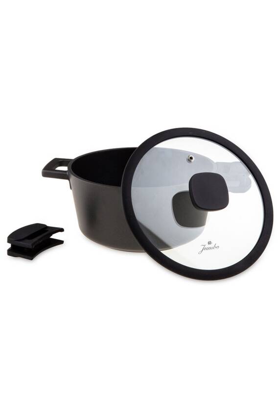Jumbo Black Cook 7 Parça Döküm Tencere Seti - 6