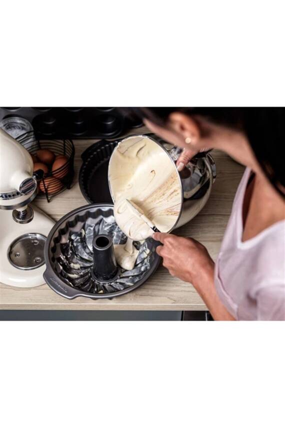 Kitchenaid CC003297-001 Alüminize Çelik Bundt Yuvarlak 24 cm Kek Kalıbı - 3