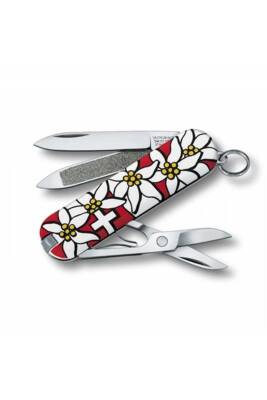 Victorinox 0.6463.840 NailClip 580 Edelweiss Desenli Tırnak Makaslı Çakı - 1