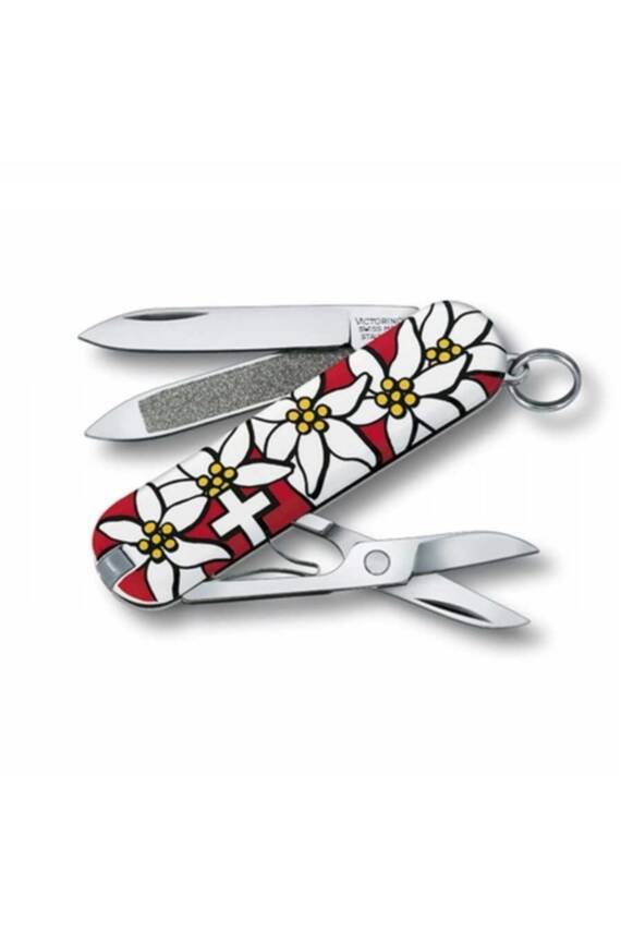 Victorinox 0.6463.840 NailClip 580 Edelweiss Desenli Tırnak Makaslı Çakı - 1
