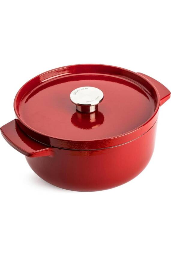 Kitchenaid CC006057 Döküm Demir Tencere 22 cm / 3.3 L Empire Kırmızı - 1