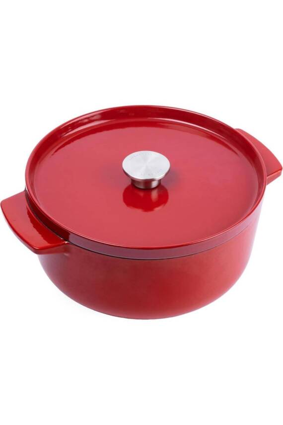 Kitchenaid CC006060 Döküm Demir Tencere 26 cm Emrpire Kırmızı - 1