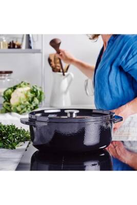 Kitchenaid CC006061 Döküm Demir Tencere 26 cmOnyx Siyah - 8