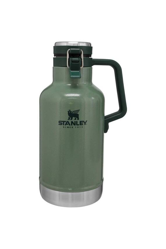 Stanley Klasik Vakumlu Kilitli ve Saplı Yeşil Termos 1.9 Litre - 1