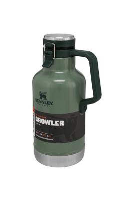 Stanley Klasik Vakumlu Kilitli ve Saplı Yeşil Termos 1.9 Litre - 4