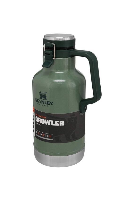 Stanley Klasik Vakumlu Kilitli ve Saplı Yeşil Termos 1.9 Litre - 4