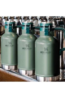 Stanley Klasik Vakumlu Kilitli ve Saplı Yeşil Termos 1.9 Litre - 6
