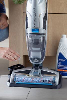 Bissell 3551N Crosswave C3 Select Yüksek Vakumlu Silme ve Süpürme Makinesi - 8