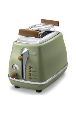 Delonghi CTOV 2103.GR Icona Vintage Yeşil Ekmek Kızartma Makinesi - 1