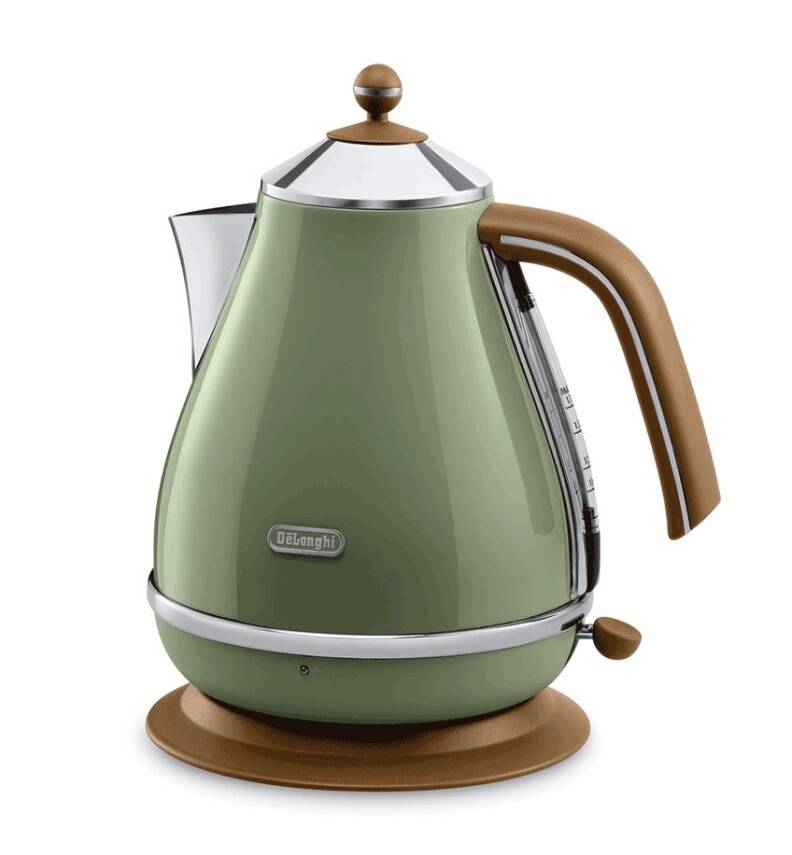 Delonghi KBOV2001.GR Icona Vintage Yeşil 2000 Watt 1.7 Litre Çelik Kettle - 2