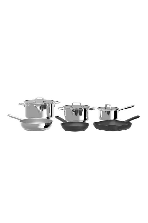 Berghoff 1315089 Dına Helix 9 Parçalı Tencere Seti - 2
