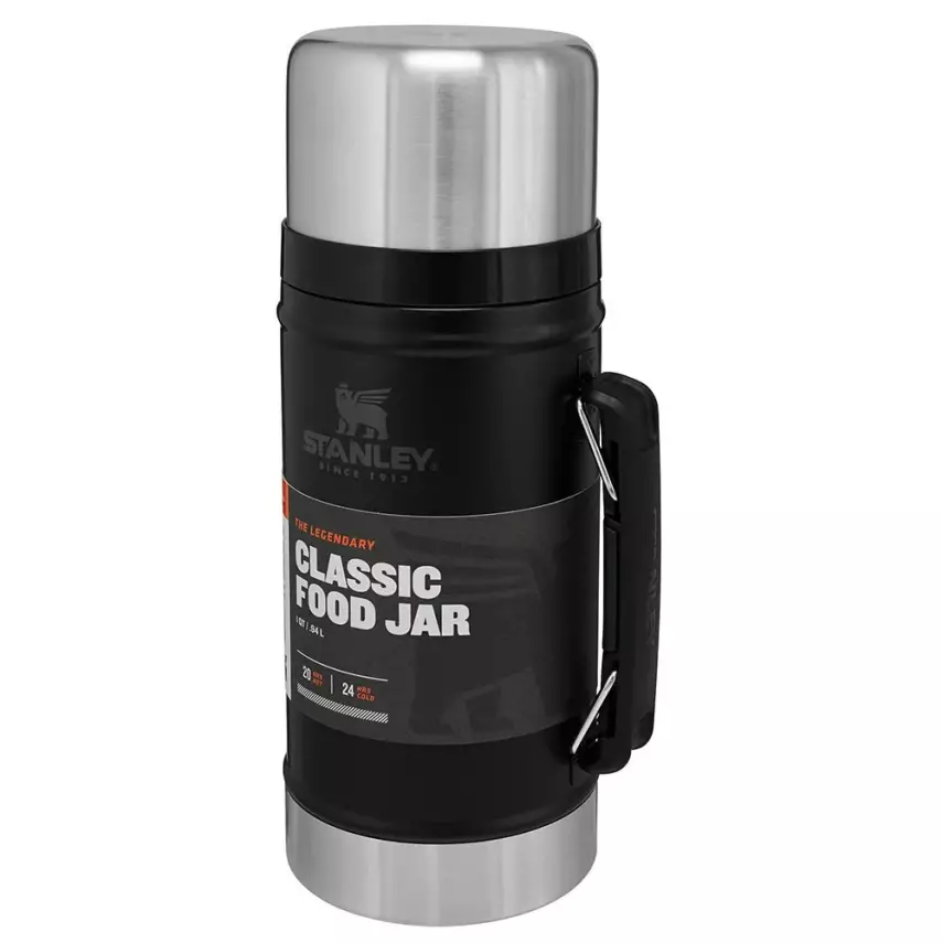 Stanley Klasik Vakumlu Saplı Çelik Siyah Yemek Termosu 0.94 Litre - 3