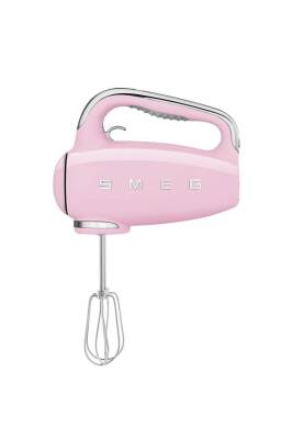 Smeg HMF01PKEU 50's Style Retro Pembe 500 Watt El Mikseri - 1