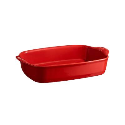 Emile Henry 349652 Dikdörtgen 36x23 cm Kırmızı Fırın Kabı - 4