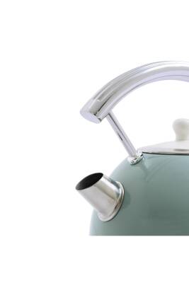 Berghoff 7950021 Gem Retro 1.7 Litre Mint Yeşil Yuvarlak Kettle - 3
