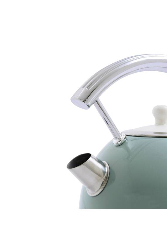 Berghoff 7950021 Gem Retro 1.7 Litre Mint Yeşil Yuvarlak Kettle - 3