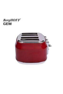 Berghoff 7950050 GEM RETRO Kırmızı Dört Dilim Ekmek Kızartma Makinesi - 4