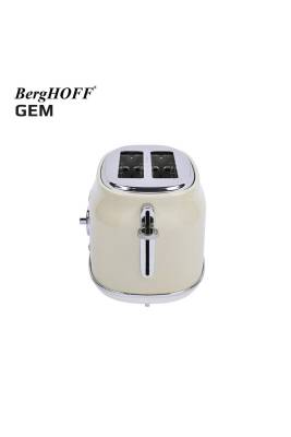 Berghoff 7950042 Gem Retro Krem Rengi İki Dilim Ekmek Kızartma Makinesi - 2