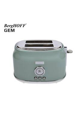Berghoff 7950041 Gem Retro Mint Yeşil İki Dilim Ekmek Kızartma Makinesi - 2