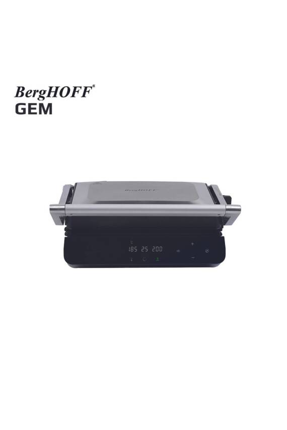 Berghoff 7950600 Gem Titan Gümüş Gri Çelik Izgara ve Tost Makinesi - 2