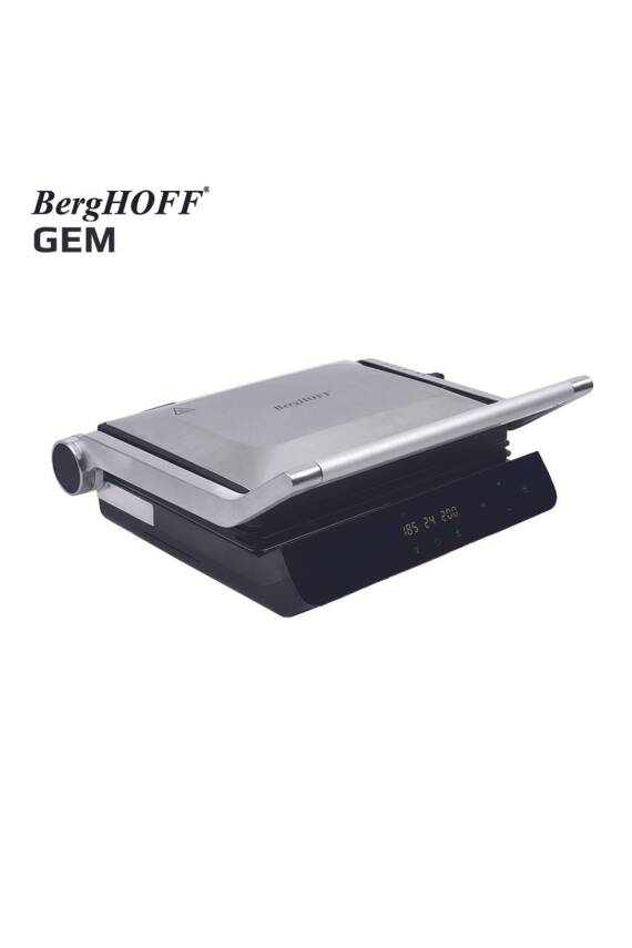 Berghoff 7950600 Gem Titan Gümüş Gri Çelik Izgara ve Tost Makinesi - 3