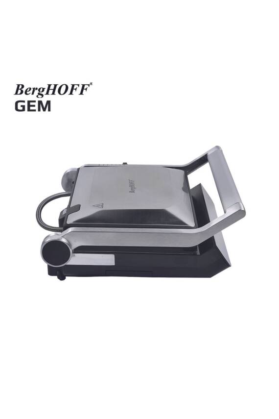 Berghoff 7950600 Gem Titan Gümüş Gri Çelik Izgara ve Tost Makinesi - 4