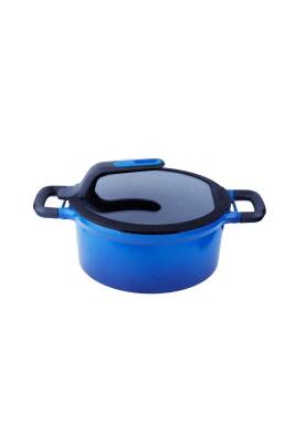 Berghoff 8501330 Gem Stay Cool Derin Tencere Mavi 24 Cm - 1