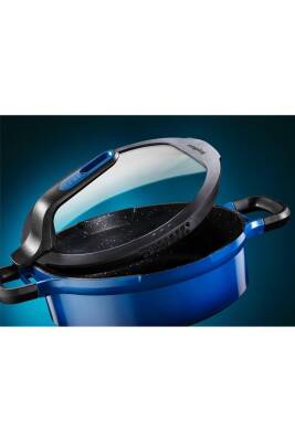 Berghoff 8501330 Gem Stay Cool Derin Tencere Mavi 24 Cm - 2