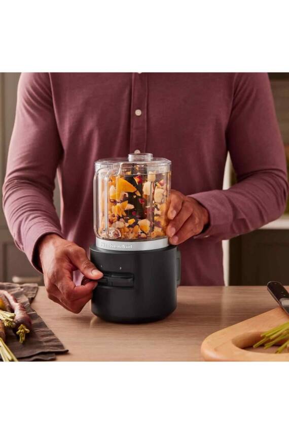 KitchenAid 5KFCR500BM Go Kablosuz Serisi Mini Mutfak Robotu Bataryasız - 4