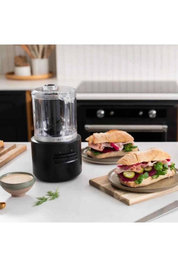 KitchenAid 5KFCR500BM Go Kablosuz Serisi Mini Mutfak Robotu Bataryasız - 7