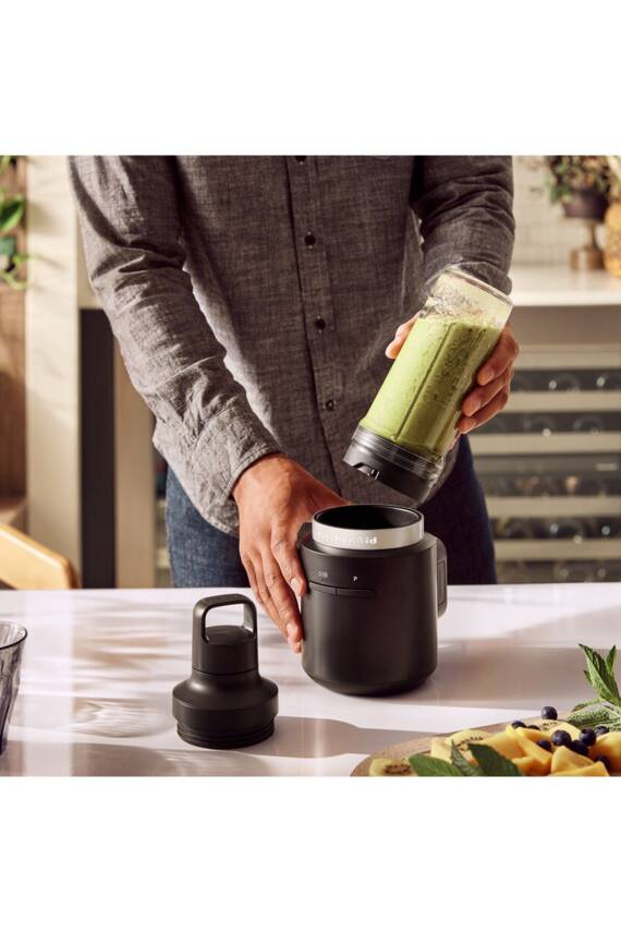 KitchenAid 5KSBR200BM Go Kablosuz Serisi Kişisel Smoothie Bataryasız - 6