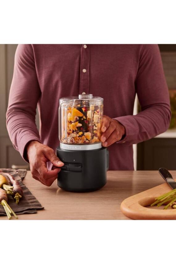 KitchenAid 5KFCR531BM Go Kablosuz Serisi Mini Mutfak Robotu Bataryalı - 4