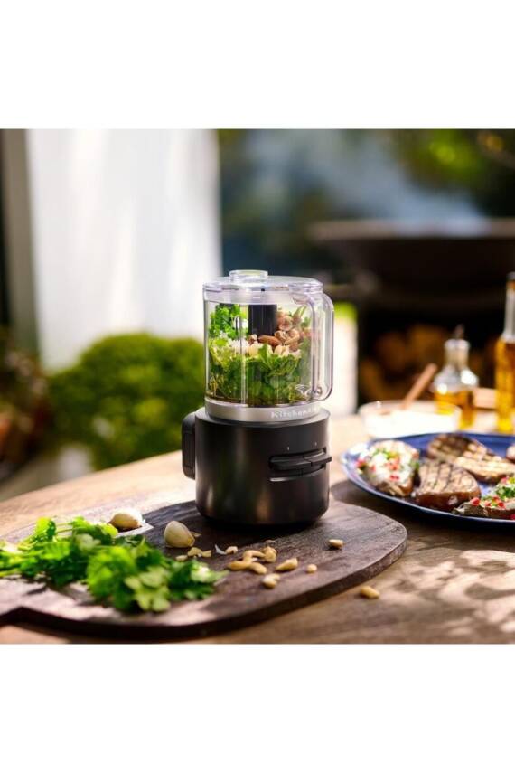 KitchenAid 5KFCR531BM Go Kablosuz Serisi Mini Mutfak Robotu Bataryalı - 5