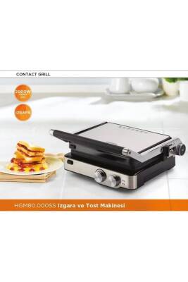 Kenwood HGM80.000SS 2000 Watt Grill ve Tost Makinası - 7