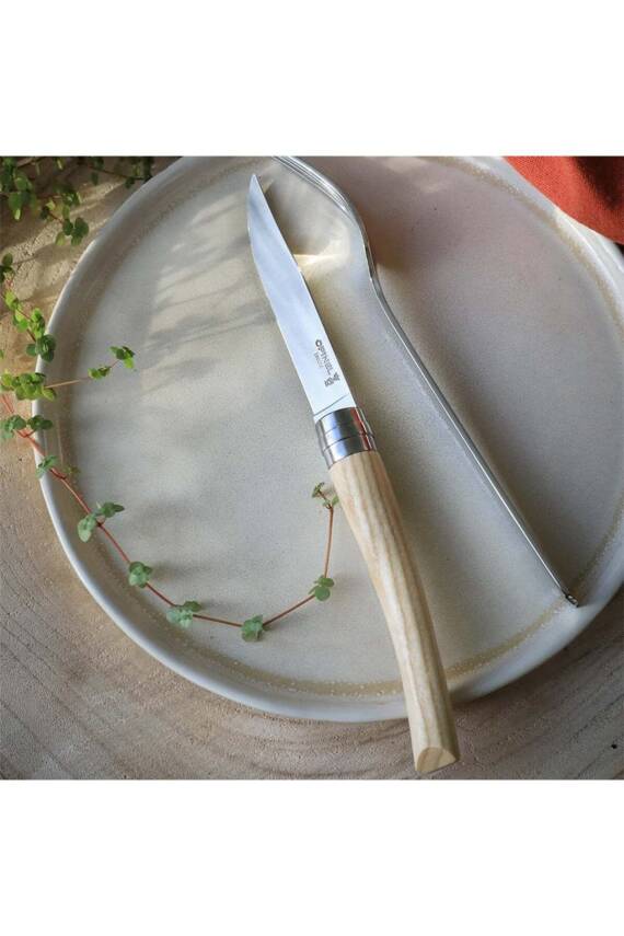 Opinel OP-002482 Inox Ashwood 4'lü Et Bıçağı - 2