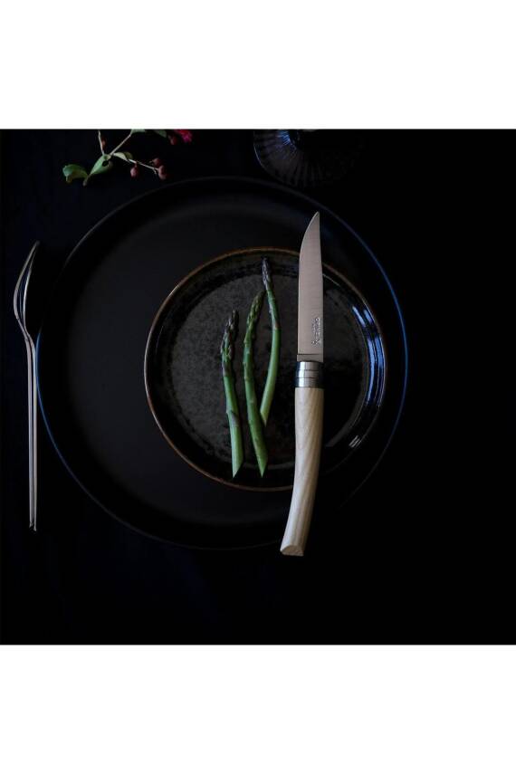 Opinel OP-002482 Inox Ashwood 4'lü Et Bıçağı - 3