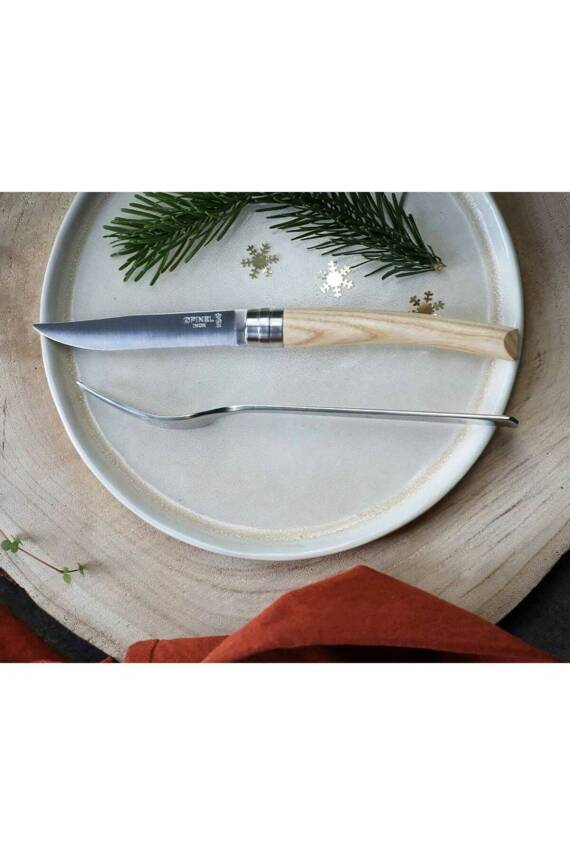 Opinel OP-002482 Inox Ashwood 4'lü Et Bıçağı - 5