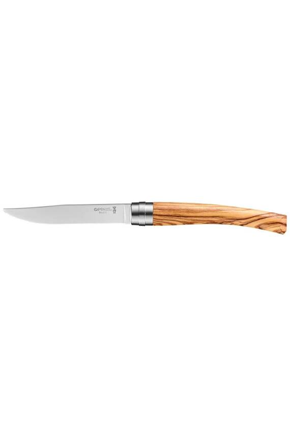 Opinel OP-002481 Inox Olivewood 4'lü Et Bıçağı - 1