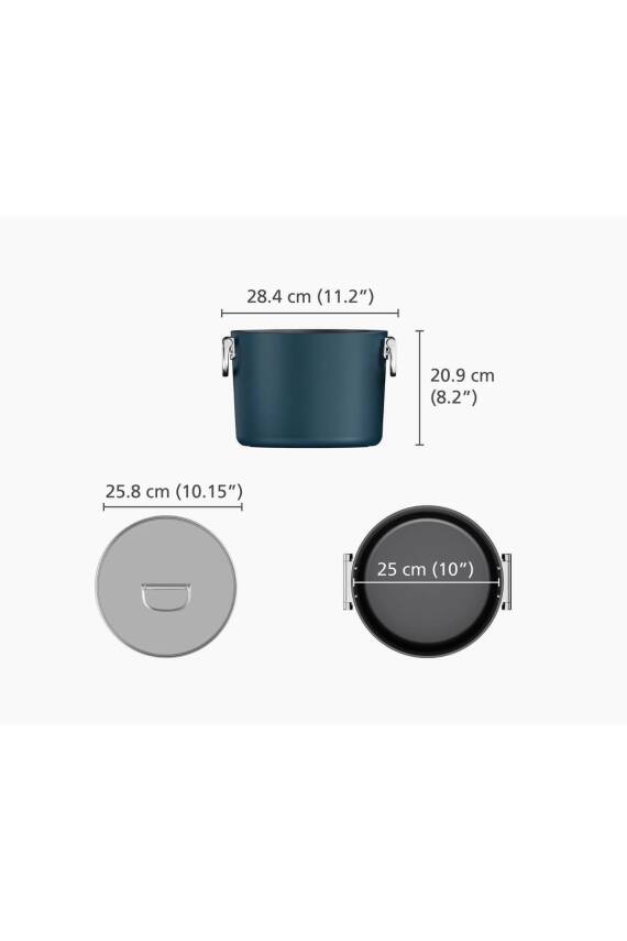 Joseph Joseph 45045 Space 25 cm Kapaklı Çorba Tenceresi - 7
