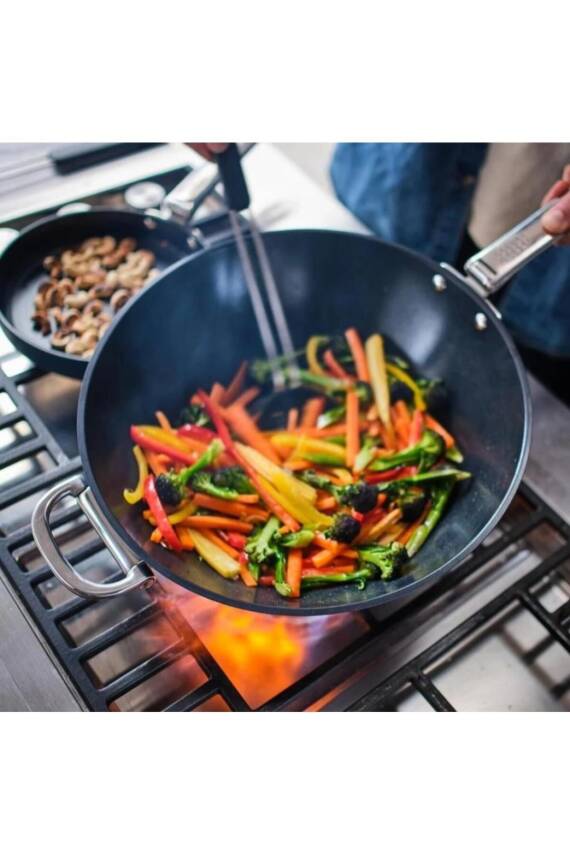 Joseph Joseph 45048 Space 32 cm Wok Tava - 5