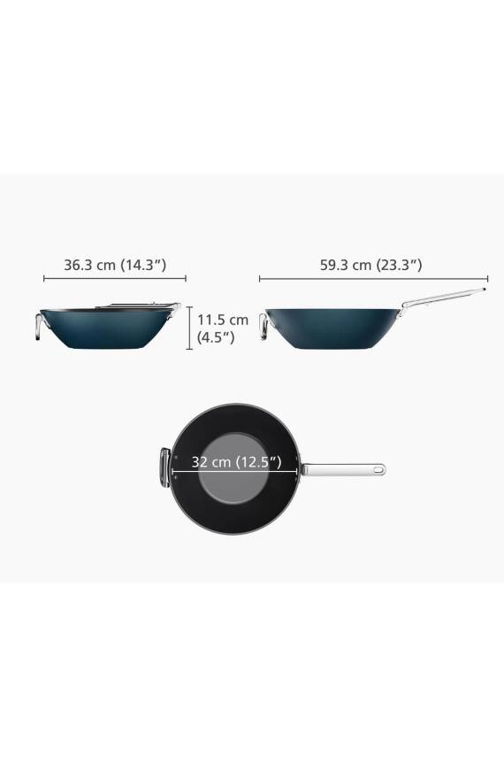 Joseph Joseph 45048 Space 32 cm Wok Tava - 7