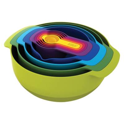 Joseph Joseph 40031 Nest 9 Plus Renkli Ölçü Kabı Seti - 1