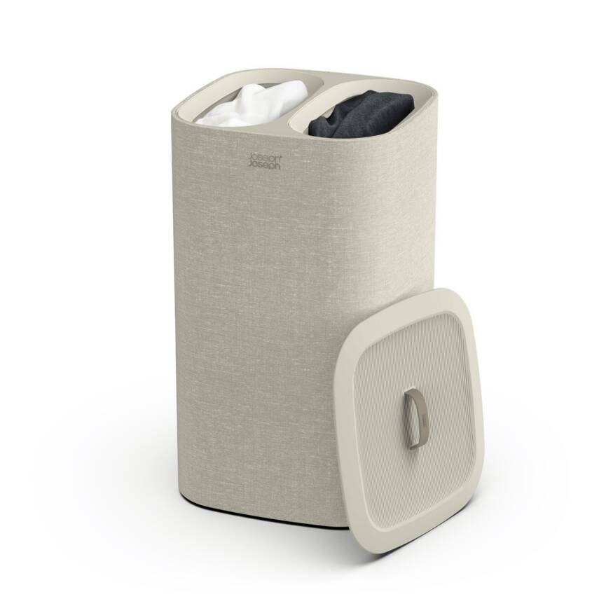 Joseph Joseph 50019 Tota 60 Litre Çamaşır Ayırma Sepeti Ekru - 1