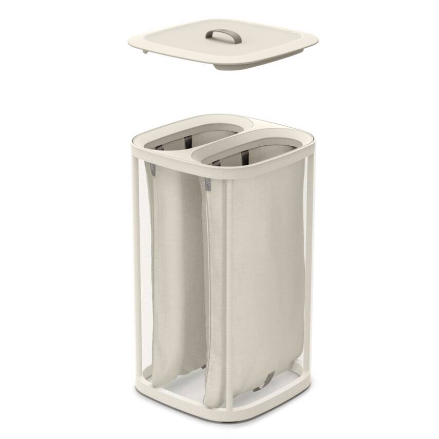 Joseph Joseph 50019 Tota 60 Litre Çamaşır Ayırma Sepeti Ekru - 3