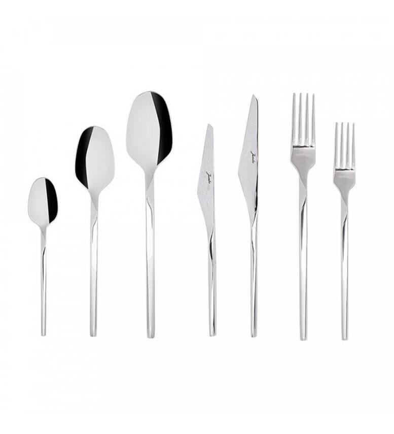 Jumbo 5100 Quartz Çatal Kaşık Bıçak Set 84 Parça 12 Kişilik - 1