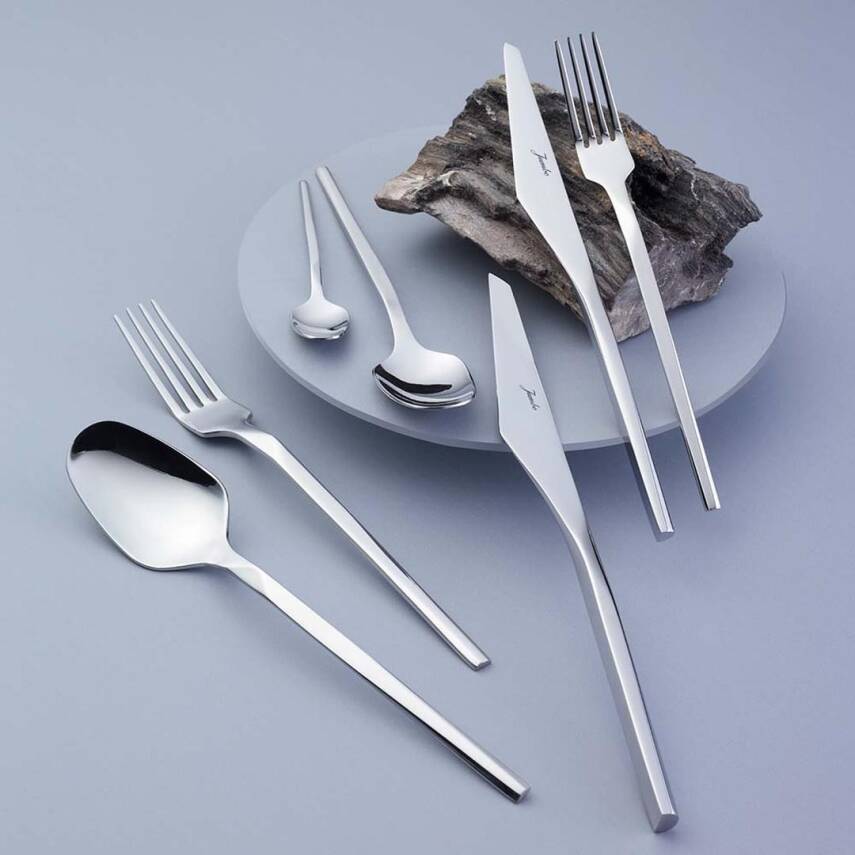 Jumbo 5100 Quartz Çatal Kaşık Bıçak Set 84 Parça 12 Kişilik - 3