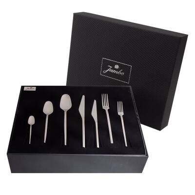 Jumbo 5100 Quartz Çatal Kaşık Bıçak Set 84 Parça 12 Kişilik - 5