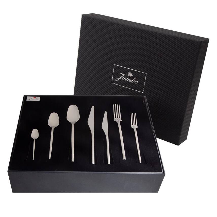 Jumbo 5100 Quartz Çatal Kaşık Bıçak Set 84 Parça 12 Kişilik - 5