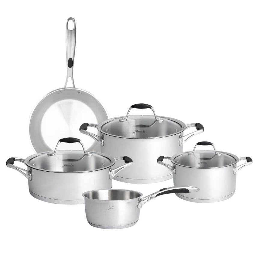 Jumbo New Stella 8 Parça Çelik Tencere Seti - 1